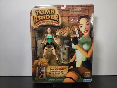 Figura Lara Croft Tomb Raider Encuentro Salvaje Tigre de Bengala Compañeros de Juego Nuevo en Caja Foto 1 de 4