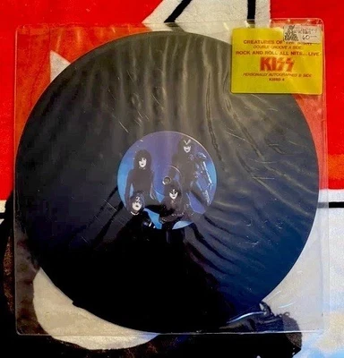 KISS Creatures Of The Night 12” UK KISSD 4 Etched B-Side Hype EX+ Aucoin - Image 1 of 4