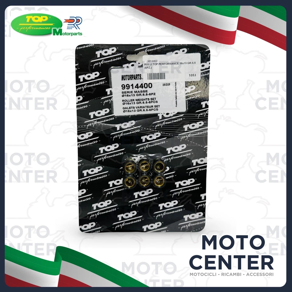 RULLI TOP PERFORMANCE 16x13 GR.6,5 (6PZ.) - Immagine 1 di 1