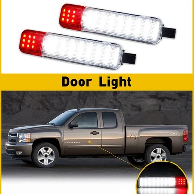 Luces de cortesía de panel LED de puerta Fit Chevy GMC C/K 1500 2500 Pickup 3500 1997-2000 Foto 1 de 4