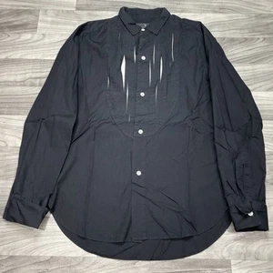 Vintage Yohji Yamamoto Ys Button Down Shirt Mens 3 / L Archive Detailed Rare 90s - Picture 1 of 6