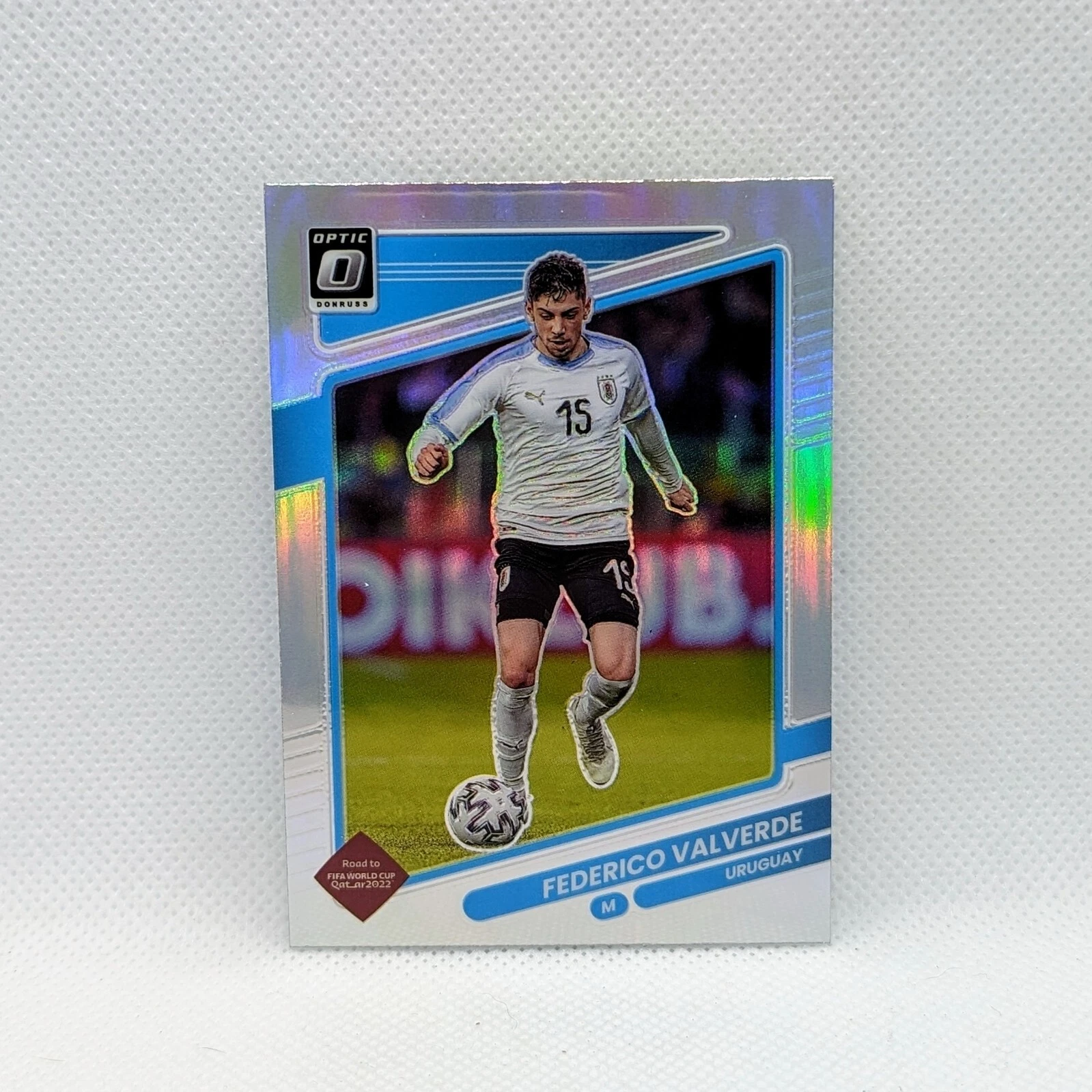 Federico Valverde 2021-22 Donruss Road to Qatar Optic Soccer Silver Holo Prizm