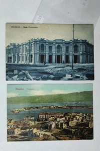 MESSINA CITTA'-LOTTO 2 CARTOLINE-C33-155 - Picture 1 of 1