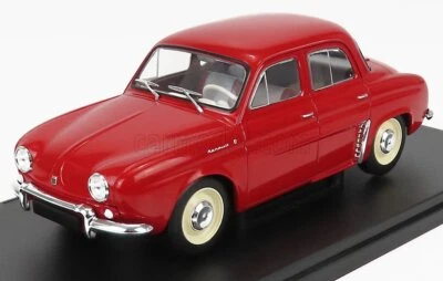 MODELLINO AUTO STATICO RENAULT DAUPHINE 1961 ROSSO MODELLISMO SCALA 1/24 - Immagine 1 di 4