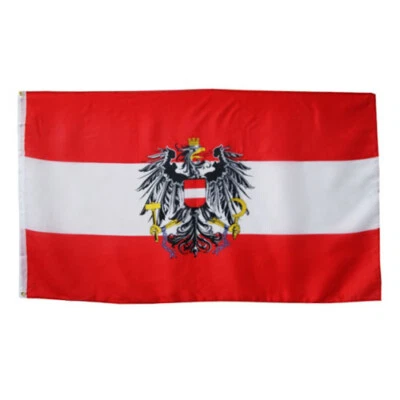 Fahne Flagge Österreich 90x150 cm mit Ösen zum Hissen