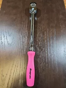 *NEW* Snap On 3/8" FHLD80A HOT PINK Long Handle Ratchet FREE EXPEDITED - Picture 1 of 5