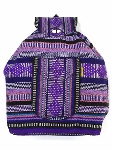 Authentic RASTA Bag Beach Hippie Baja Ethnic Backpack Made in Mexico 27 - Picture 1 of 5