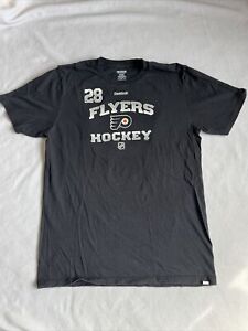 Philadelphia Flyers Shirt Claude Giroux Reebok Black Short Sleeve Large
