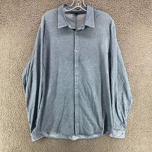 Lululemon Shirt Mens XL Blue Button One Thing At A Time Stretch Casual Active - Picture 1 of 20