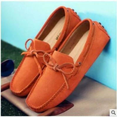 New Mens casual Moccasin Loafer slip on comfort suede boats Driving Shoes GQSQ - Image 1 of 4
