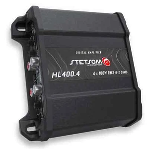 STETSOM HL 400.4 2OHM 4 canales 400 vatios + ¡ENVÍO EL MISMO DÍA DESDE EE. UU.! - Imagen 1 de 8
