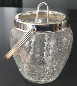 Eiswürfelbehälter mit Zange, vermutlich WMF, 60er Jahre - Bild 1 von 5