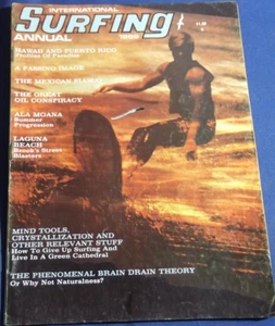 SURFING MAGAZINE 1969 ANNUAL MIKE PURPUS ALA MOANA GAS CHAMBER VINTAGE - Picture 1 of 8