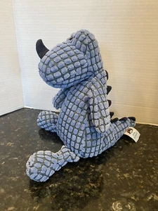JELLYCAT Jelly Cat London First Steps Dinosaur DIPPY DINO Plush Blue - Picture 1 of 7