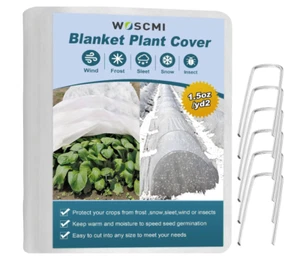 WOSCMI Plant Covers Freeze Protection 10ft x 20 ft Row Covers for Garden Beds P - Picture 1 of 7