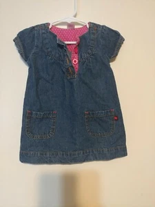 Carter's Baby Girl 12 Months Denim pink Dress  - Picture 1 of 5