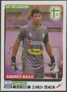 Andres Bailo Sportivo Belgrano Argentine #631 Soccer Sport Card Panini - Picture 1 of 2