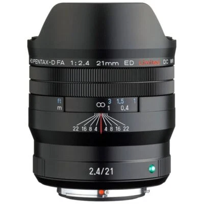 HD PENTAX-D FA 21mm F/2.4 ED Limited DC WR Lens Black K-Mount Full-Frame Camera - Image 1 of 4