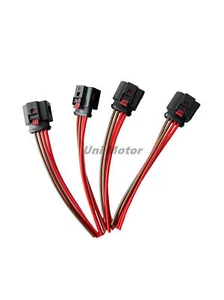 4 × 8K0971994A for VW AUDI PORSCHE Wiring Harness Connector Pigtail Plug Socket - Picture 1 of 4
