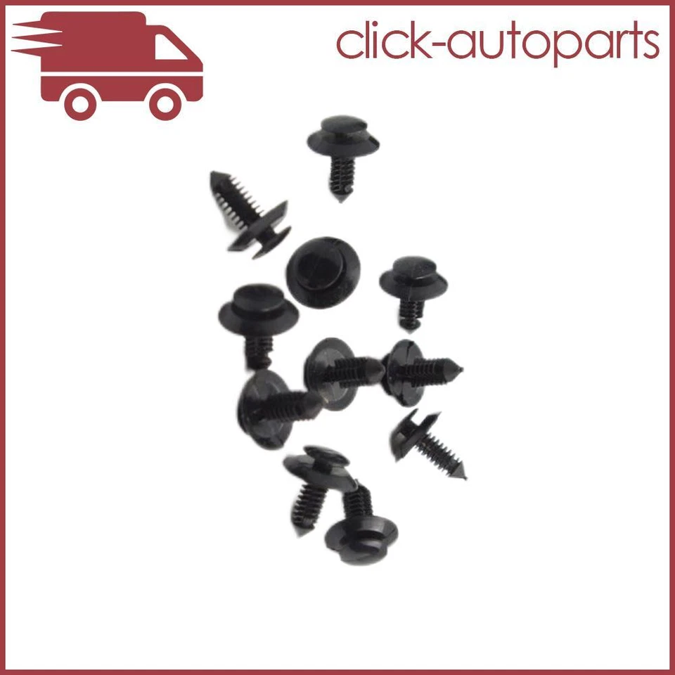 50x For Ford 1981-on N801925S Clips Door Trim Panel Clip Retainer Fastener Black Foto 1 de 4
