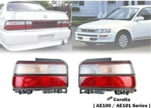 New 91-95 AE100 AE101 E100 For Corolla Sedan Rear Tail Lamp Lights 1 PAIR  - Bild 1 von 3