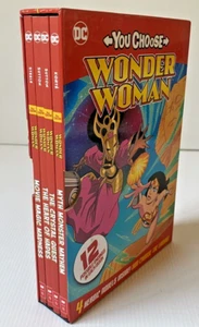 Wonder Woman DC WB You Choose 4 Book Boxed Set 12 Possible Endings In Each Book - Bild 1 von 20