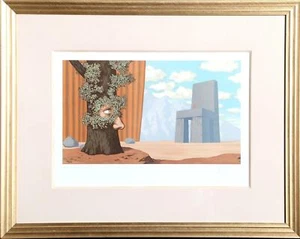 Rene Magritte, Les Claires-Voies d'un Jeune Regard Embaument La Fête d'un Vieil - Picture 1 of 5
