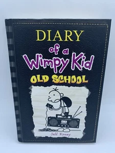Diary of a Wimpy Kid "Old School" by Jeff Kinney Hard Cover Book - Imagen 1 de 3