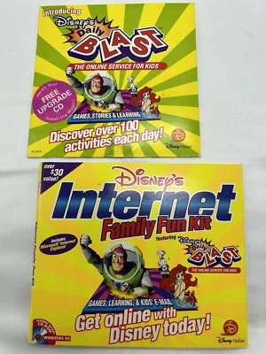 Vintage Disney’s Internet Family Fun Kit & Daily Blast 2 CD-ROM  Unopened - Image 1 of 2
