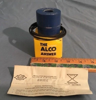NUEVO Conjunto de bobina de válvula solenoide Alco Controls X-22164-6918 240/50-60 S Foto 1 de 3