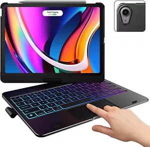 Typecase Touch Case with Backlit Keyboard for iPad Air 5th Generation 10.9" BLK - Picture 1 of 7