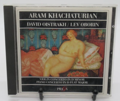 DAVID OISTRAKH - ARAM KHACHATURIAN: PIANO & VIOLIN CONCERTO MUSIC CD, RAFAEL KUB - Imagem 1 de 2