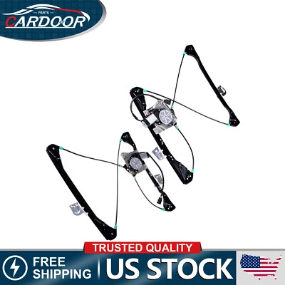 For 1999-2004 Oldsmobile Alero 4 Door Pair Power Window Regulator Front W/ Motor - Image 1 of 4