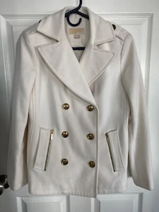 MICHAEL KORS Pea coat Wool Jacket Size 6P Winter Dress - Picture 1 of 4
