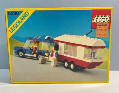 LEGO # 6590	Vacation Camper_1988 MISB Vintage LEGOLAND *SEALED* - Image 1 of 4