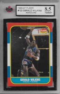 Baloncesto Fleer 1986-87 radiocontrol Gerald Wilkins #122 KSA 8,5 casi nuevo+ New York Knicks - Imagen 1 de 2