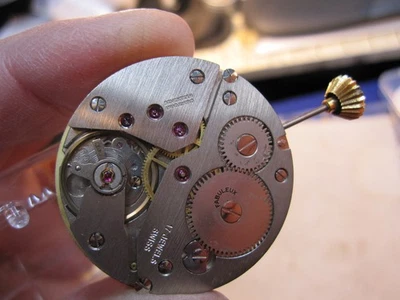 Genuine Swiss Unitas cal 6498 hunter pocket watch movement ticks - Image 1 of 2