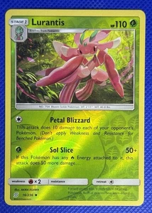 2019 Pokemon Lurantis 16/236 Reverse Holo Sun & Moon Unified Minds Uncommon - Picture 1 of 2