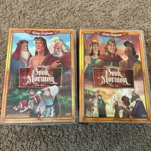 Living Scriptures Animated Book of Mormon DVD Set Lot Volumes 1-2 TESTED WORKS - Picture 1 of 2