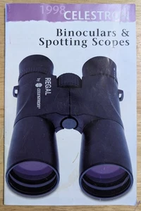 Vintage CELESTRON Binoculars And Spotting Scopes CATALOG 1998 VG Condition - Picture 1 of 2