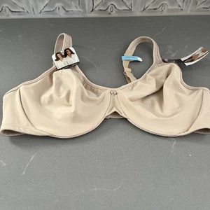 NWT Bali Minimizer Bra 40C Underwire Full Figure Comfort DF3385 Nude Soft Taupe - Picture 1 of 10
