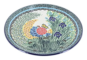 Blue Rose Polish Pottery Teresa Dinner Plate - Picture 1 of 2