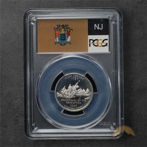 1999-S Proof Silver New Jersey State Quarter 25C - PCGS PR70 DCAM - San Fran - Picture 1 of 2