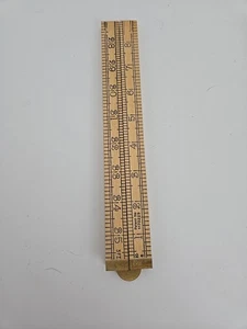 Rabone n. 1380 Righello in ottone di bosso Chesterwood 36" Inghilterra Pat 1173229 - Foto 1 di 6