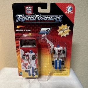 2003 Transformers Tiny Tins MIRAGE Action Figure Hasbro NEW - Picture 1 of 4