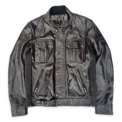 Belstaff Gangster Black UK40/IT50/L Leather Jacket - RRP: £1295 - BNWT - Image 1 of 4