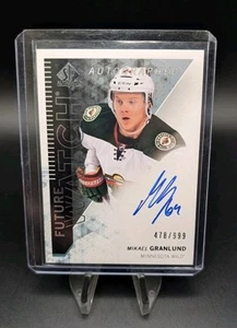 2013-14 Upper Deck SP Autentico Orologio Futuro Auto Mikael Granlund #319 SPA FWA - Foto 1 di 2