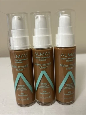 Almay Clear Complexion Make Myself Clear Makeup Foundation 900 Cappuccino 4 PCs - Image 1 of 2