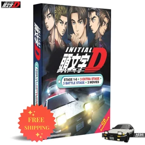 DVD INITIAL D (Stage 1-6)+3 Movies+Extra COMPLETE SET English Dub FREE SHIPPING - Picture 1 of 12