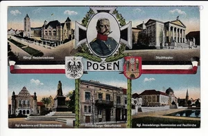 POSEN , PATRIOTIK , FELDMARSCHALL HINDENBURG , POZNAN , ca1915 - Picture 1 of 2